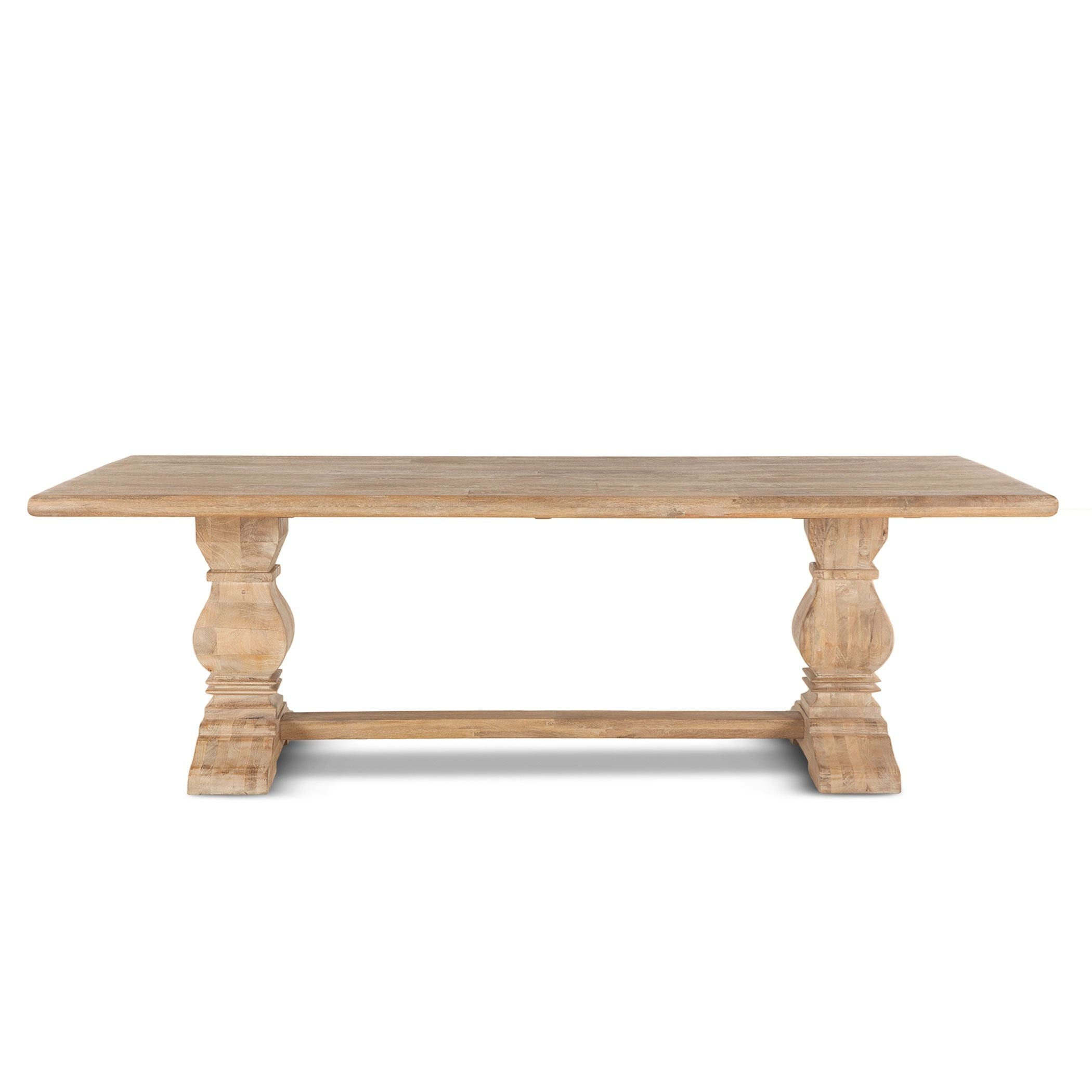 Chunky Farmhouse Antique Oak Dining Table