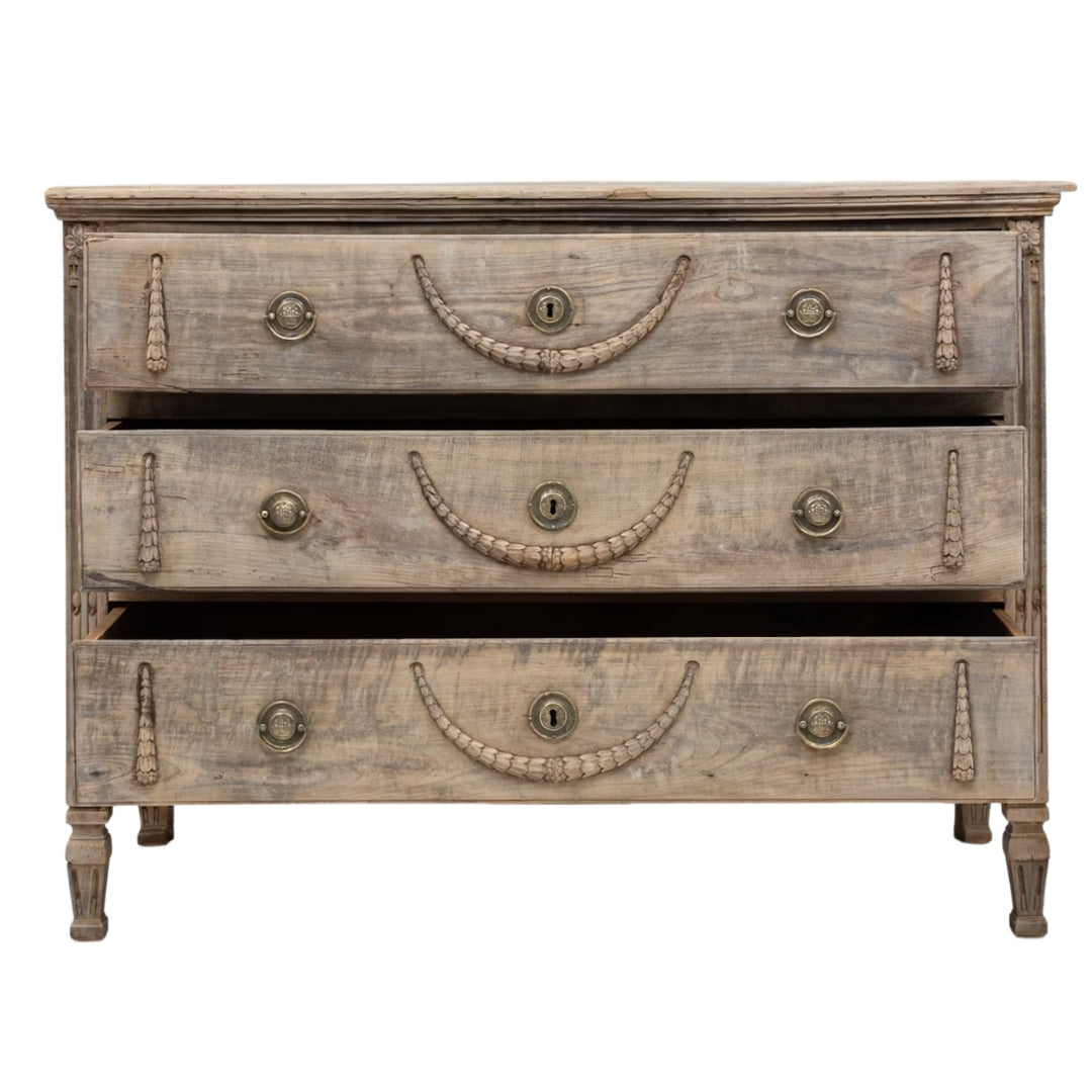 French Oak Chest of Drawers, Circa 1860