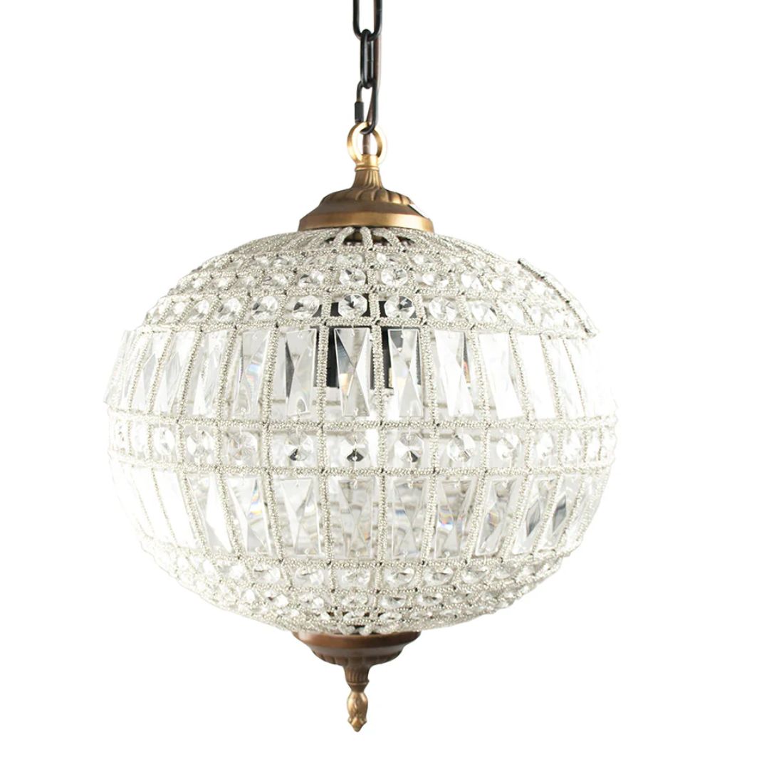 Empire Crystal Globe Pendant