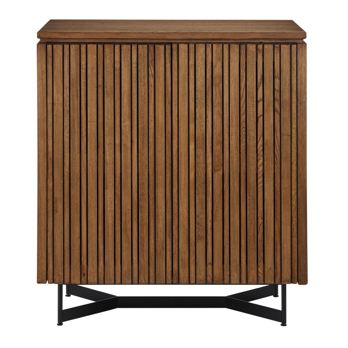 Slats Pattern 2-Door Side Chest