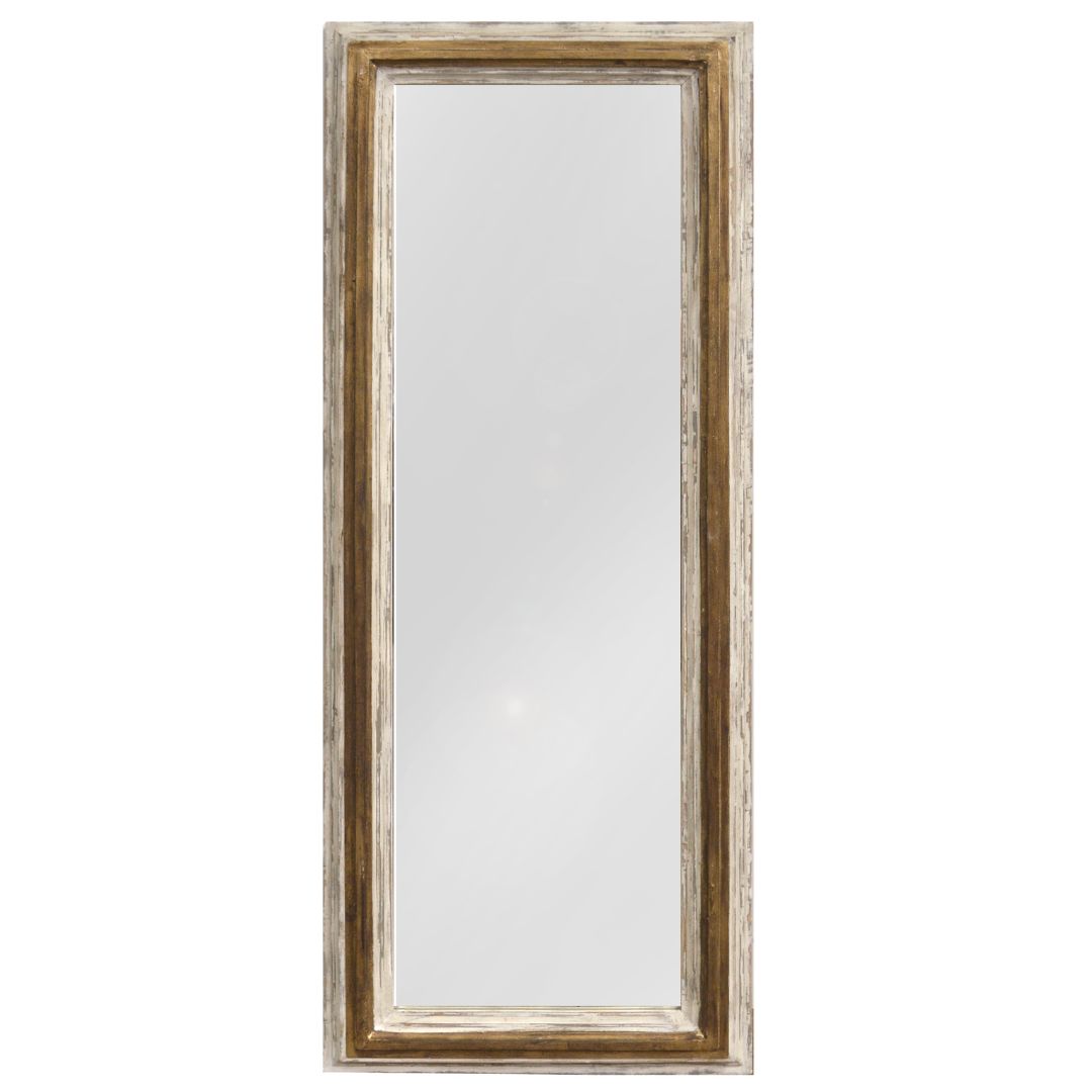 Two Tone Distressed French Mirror