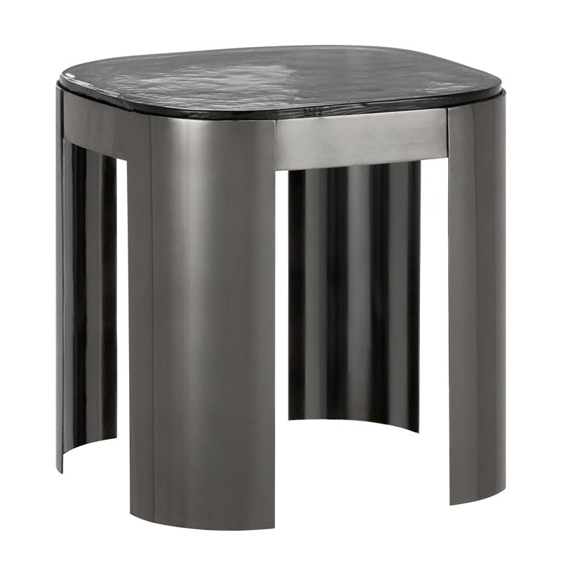 Modern Graphite Accent Table