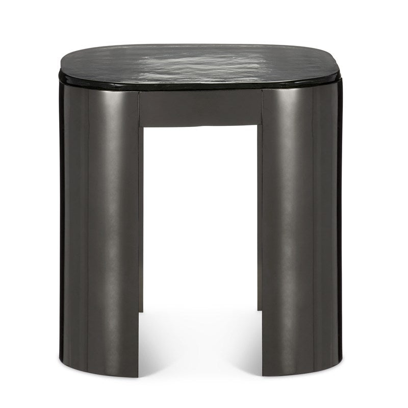 Modern Graphite Accent Table