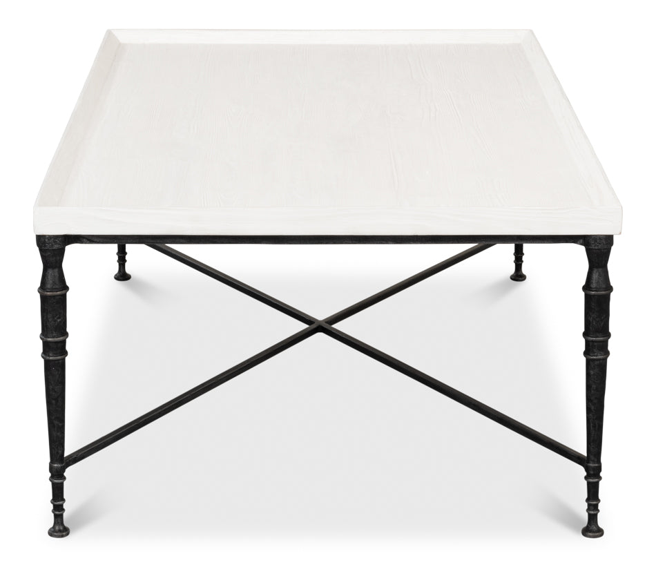 White Elegance Cocktail Table