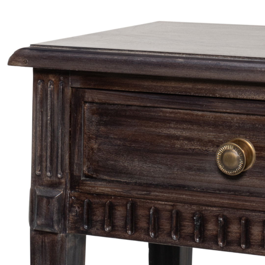 Rustic Luxe Console Table with Drawers