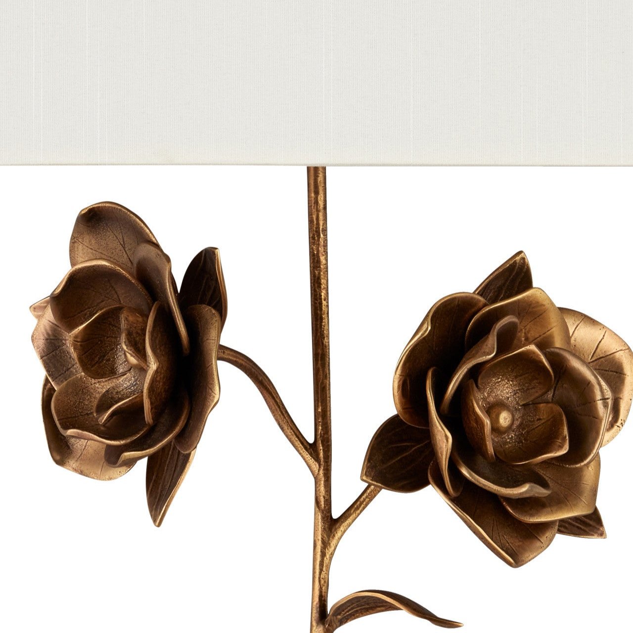 Rectangular Shade Floral Wall Sconce