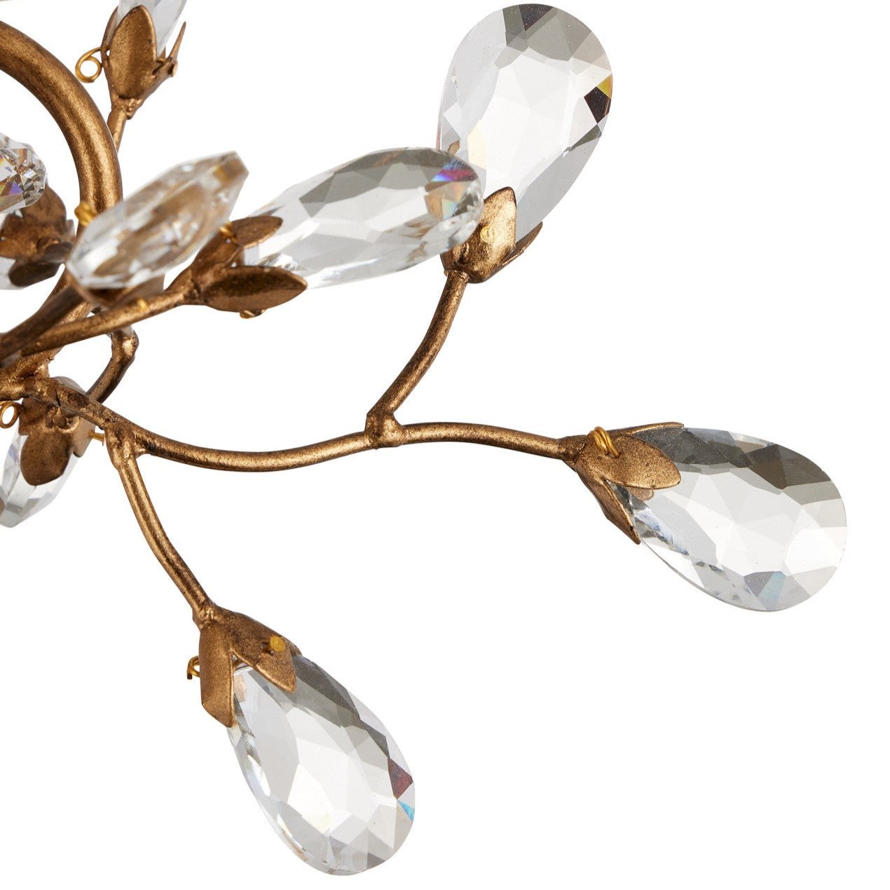 Crystal Buds 5-Light Semi-Flush Mount