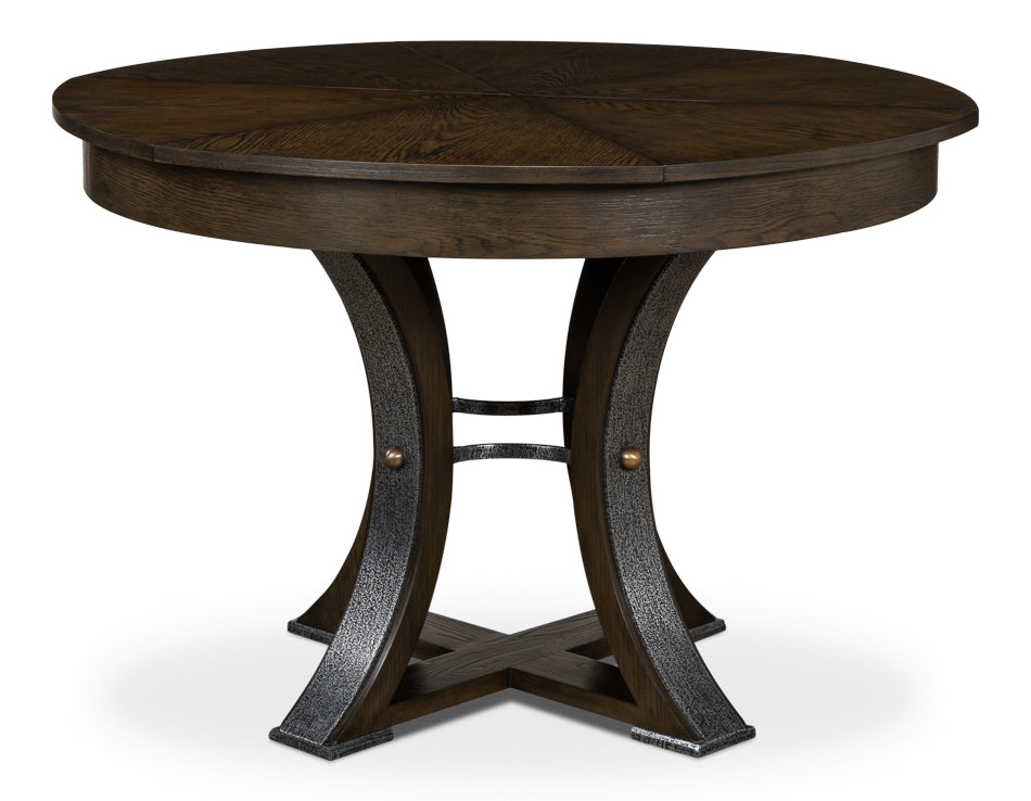 Rustic Tower Expandable Jupe Dining Table