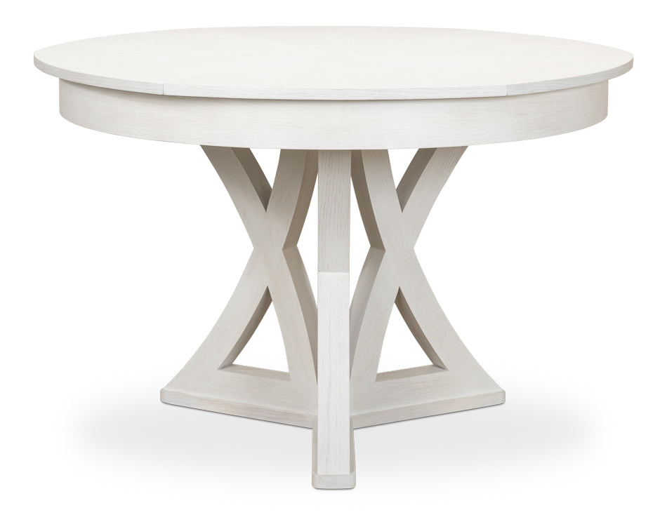 Casual White Jupe Dining Table