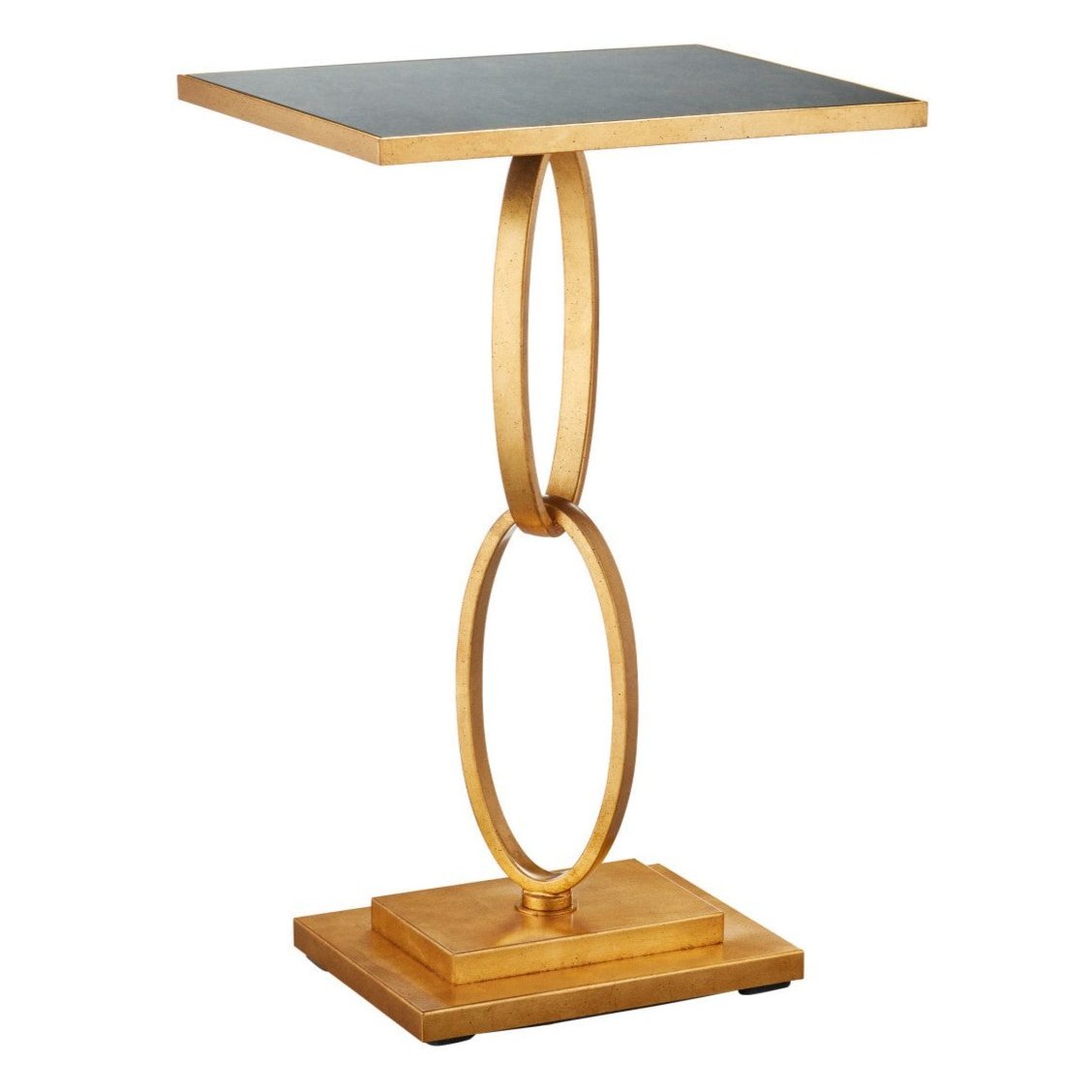 Gold Bangle Legs Accent Table