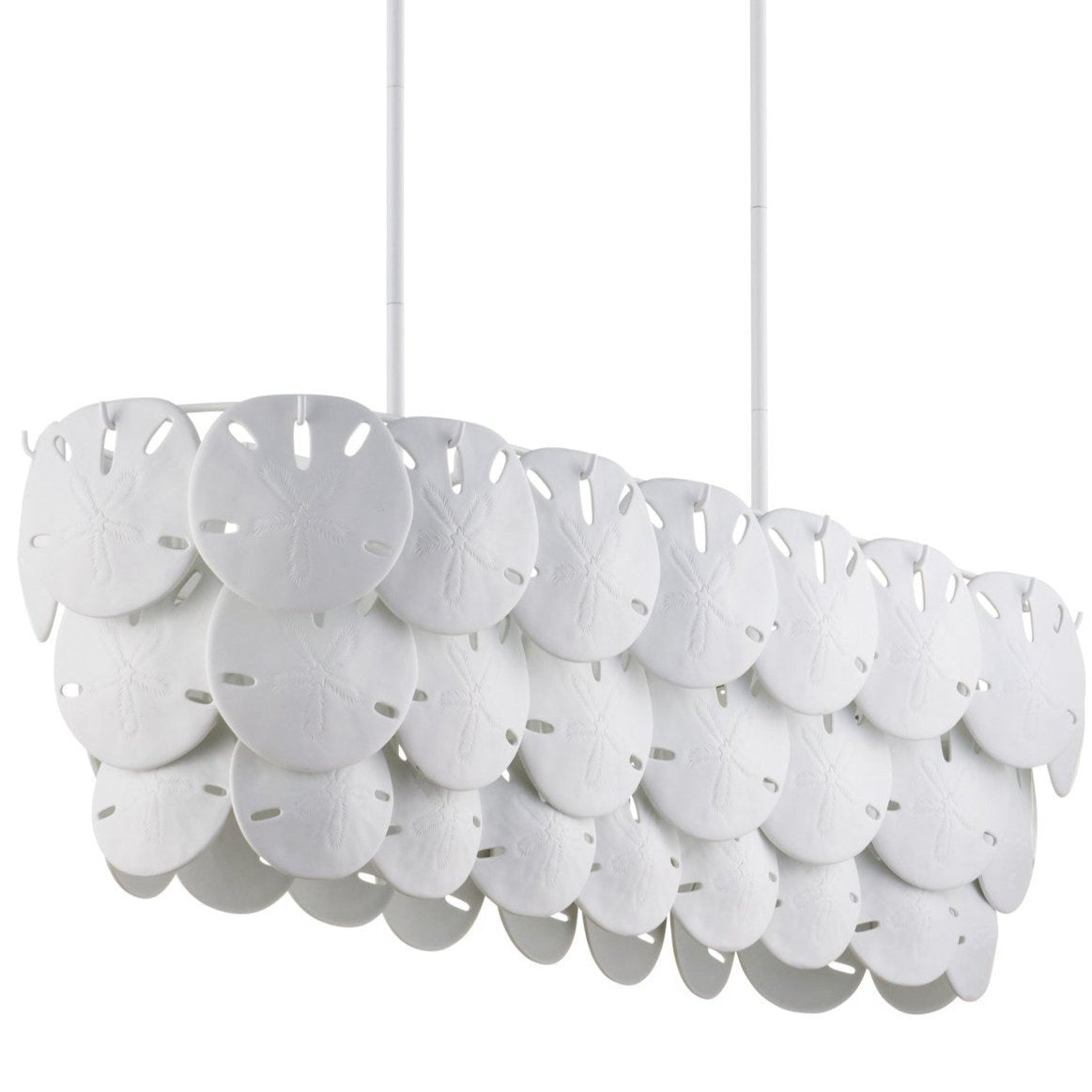 Oval Sand Dollars 5-Light Chandelier