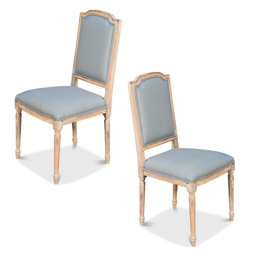 Antoinette French Blue Dining Chair