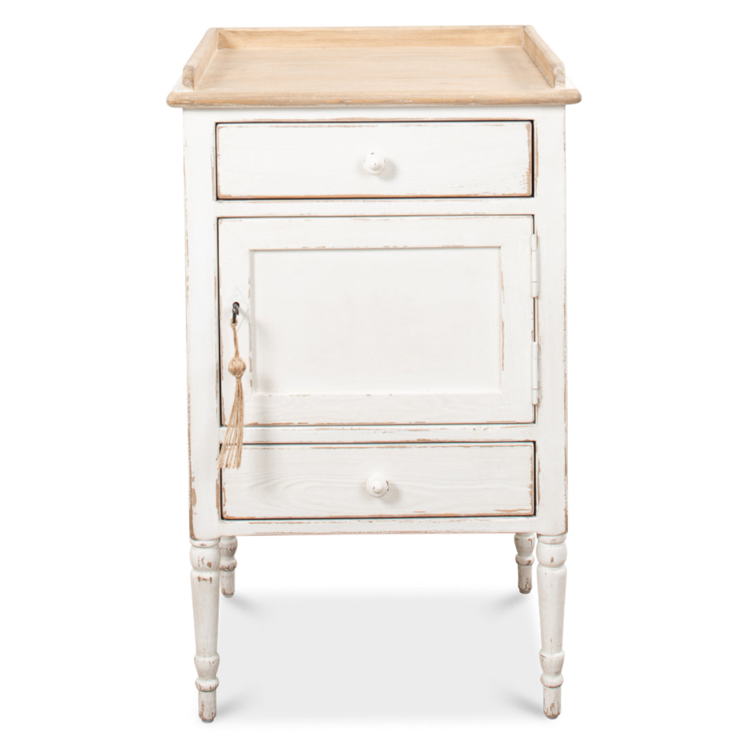 Antique White Nightstands Right