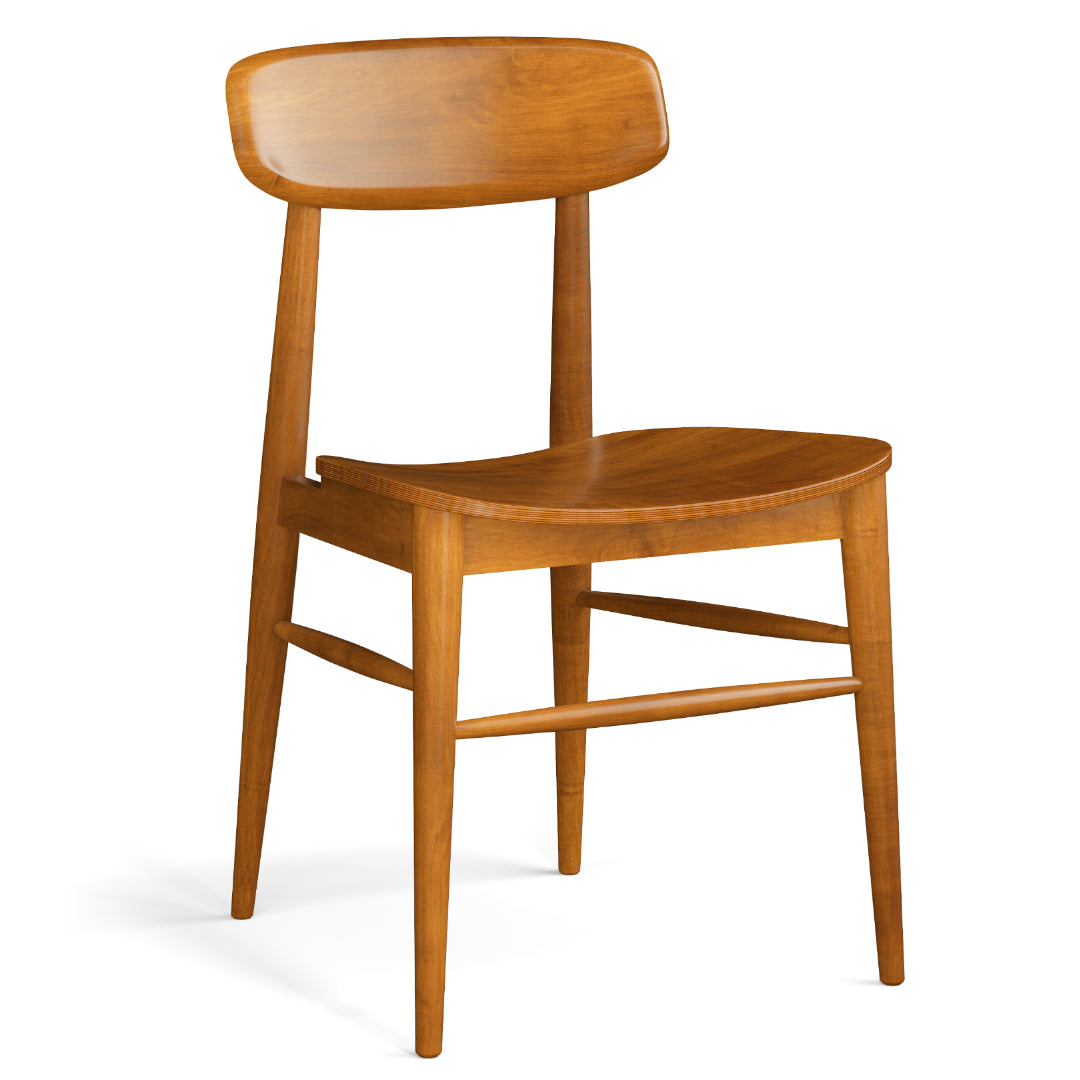 Mid-Century Modern Wood Side Chair