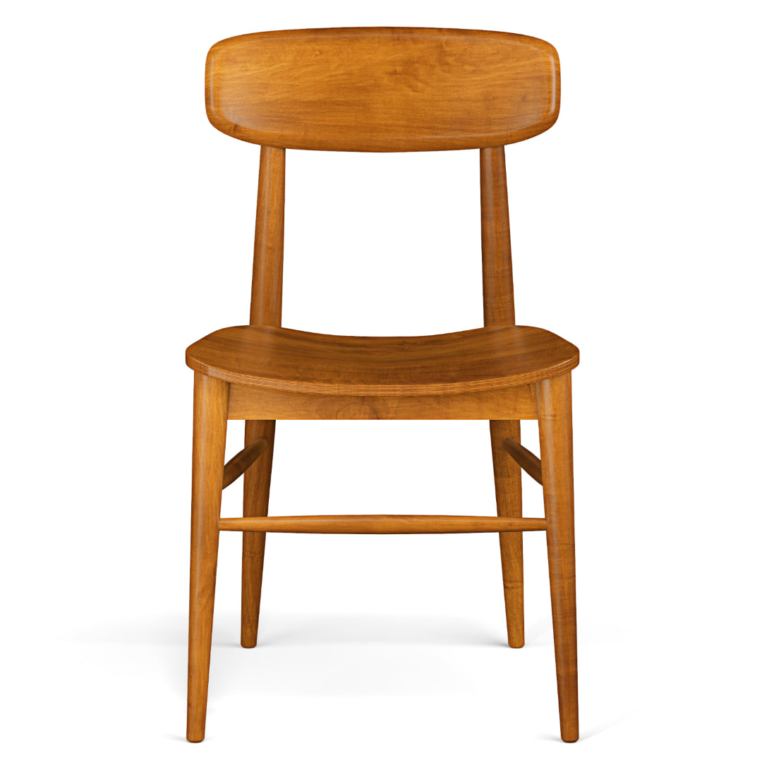 Mid-Century Modern Wood Side Chair