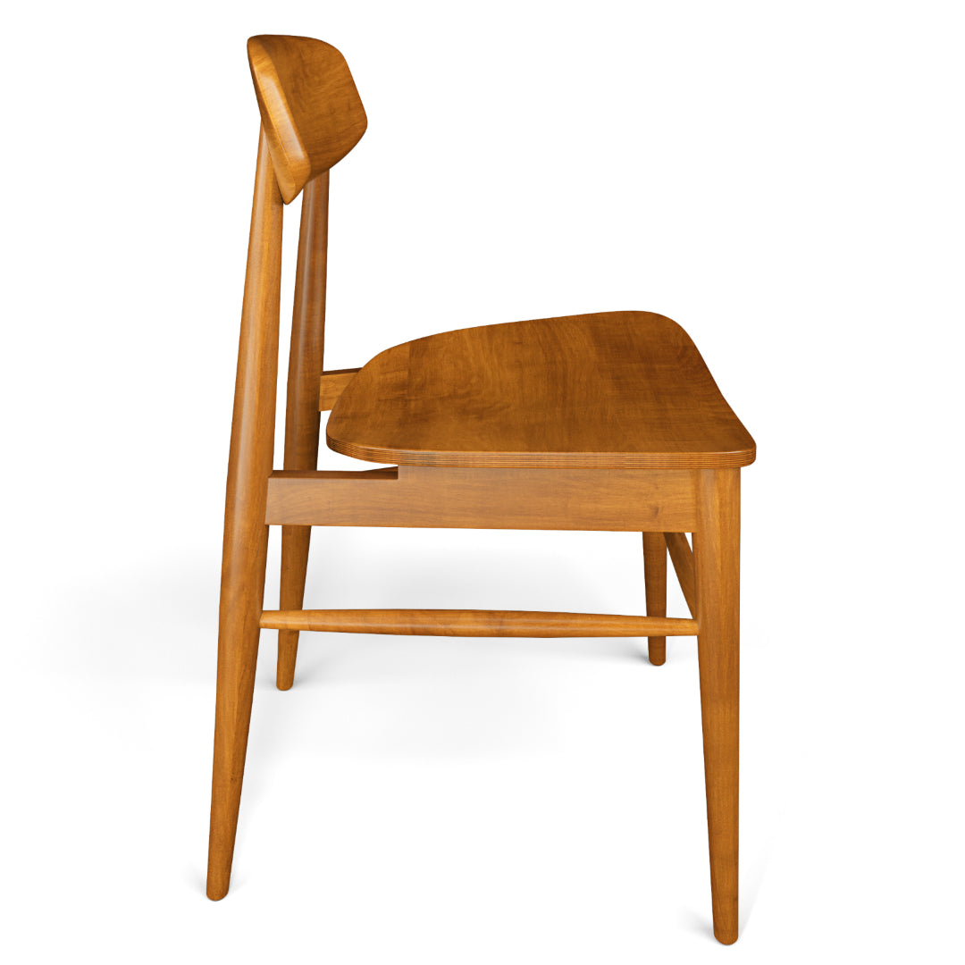 Mid-Century Modern Wood Side Chair