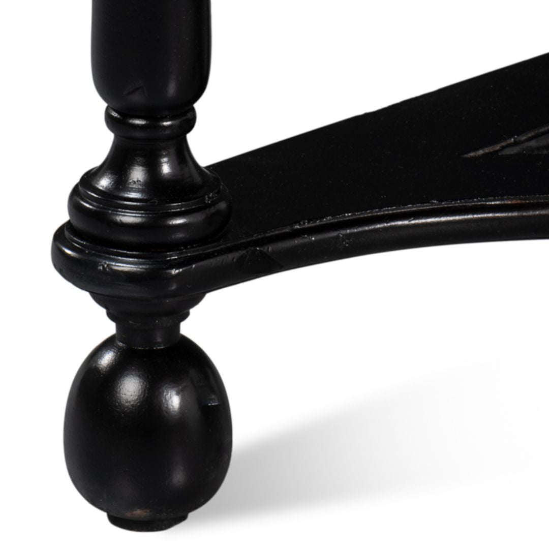 Imperial Black French Console Table