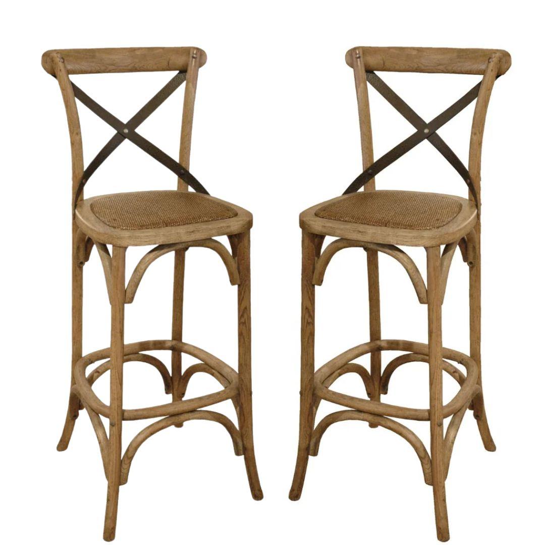 Parisian Crossback Bar Stool