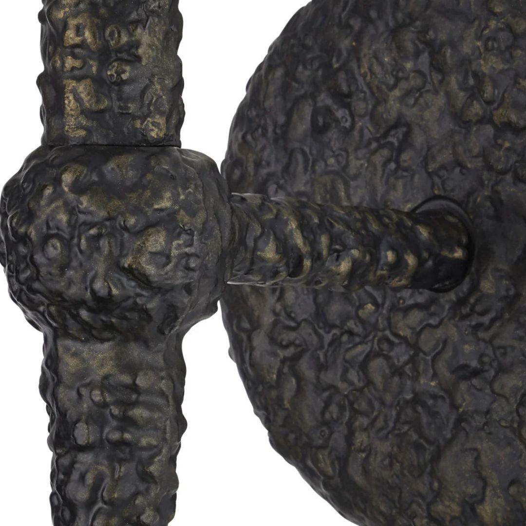 Medieval Black Wall Sconce