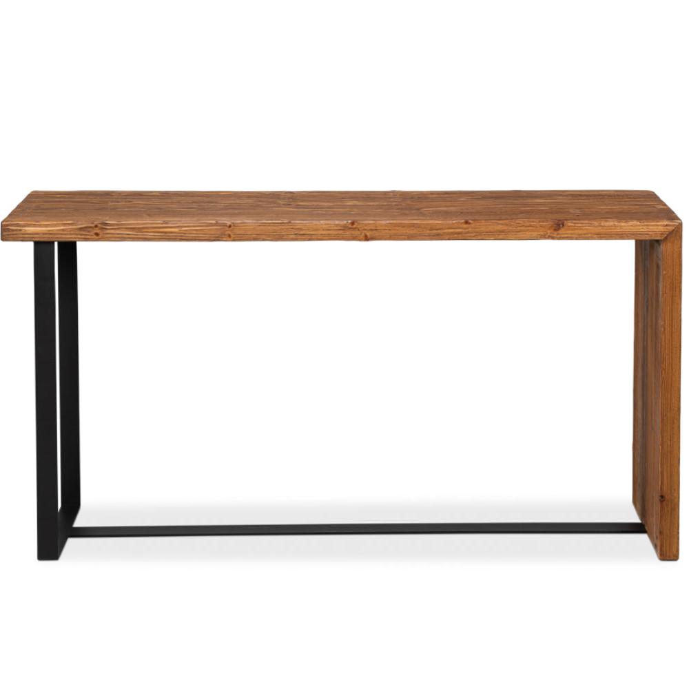 Brown Rustic Console Table