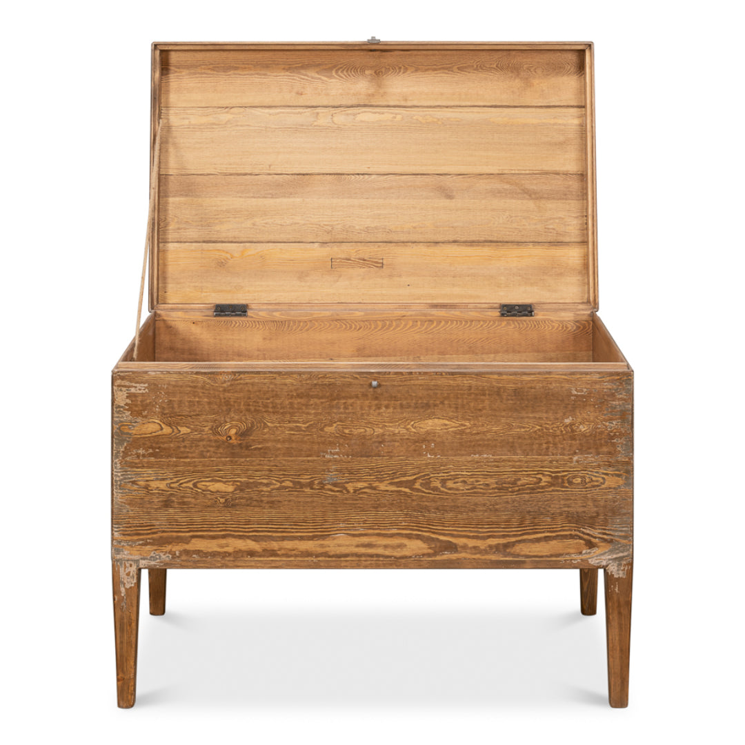 Brown Trunk Console Table