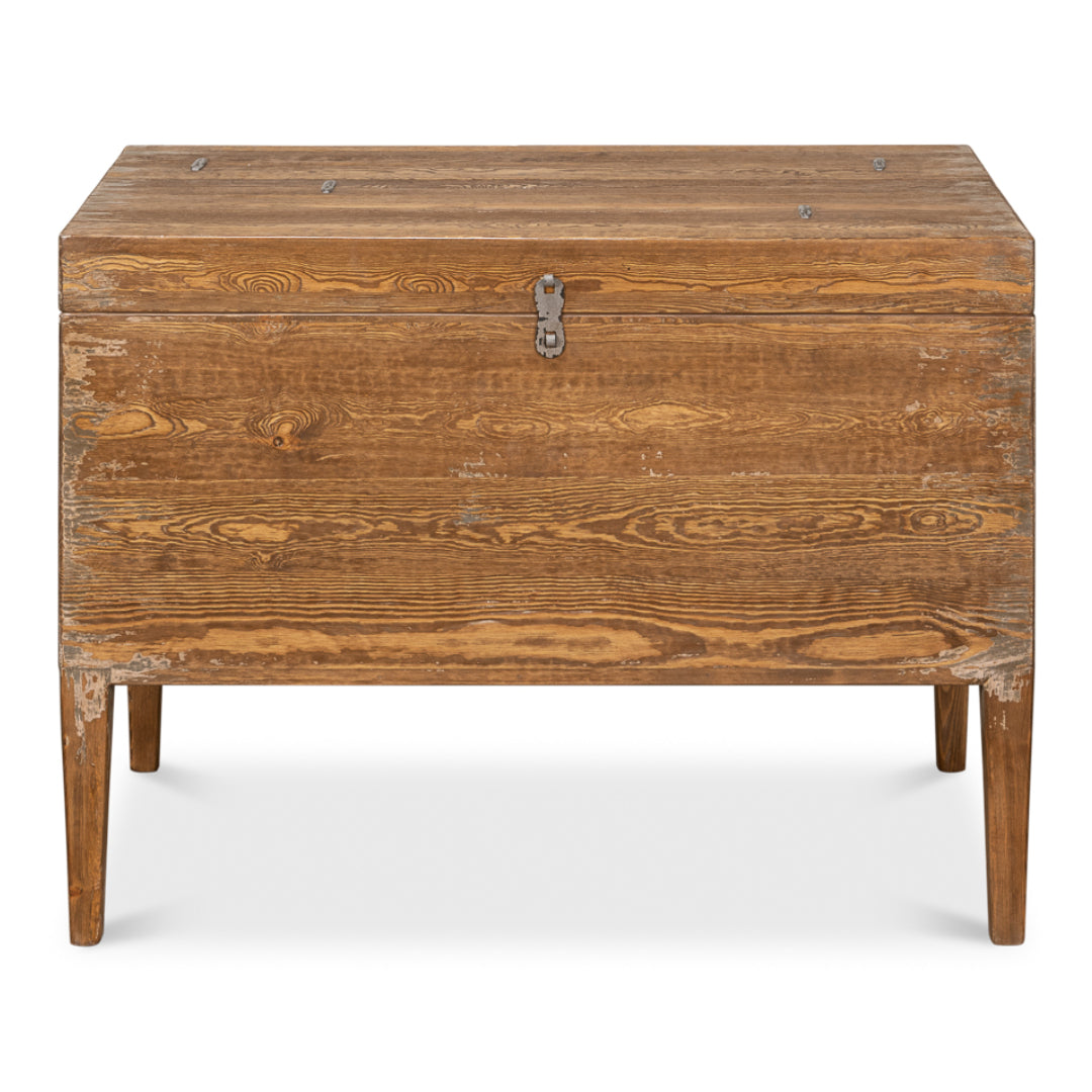 Brown Trunk Console Table