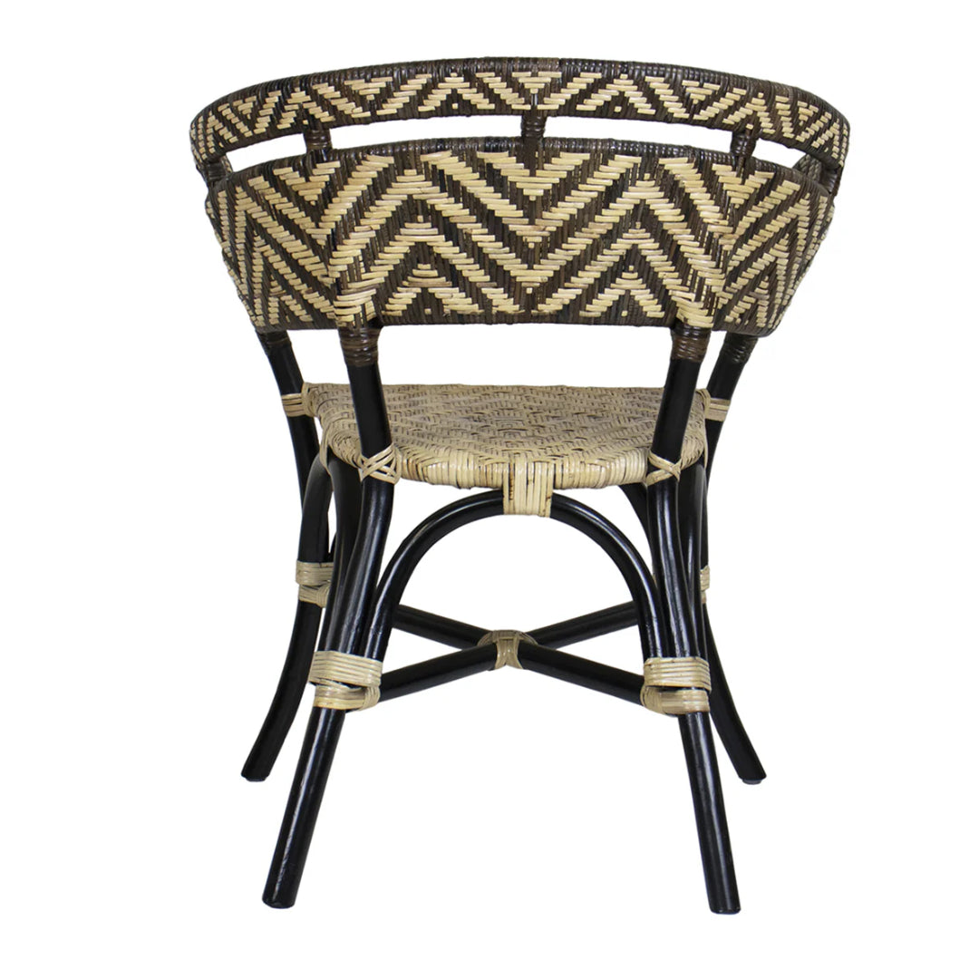 Chevron Pattern Accent Chair