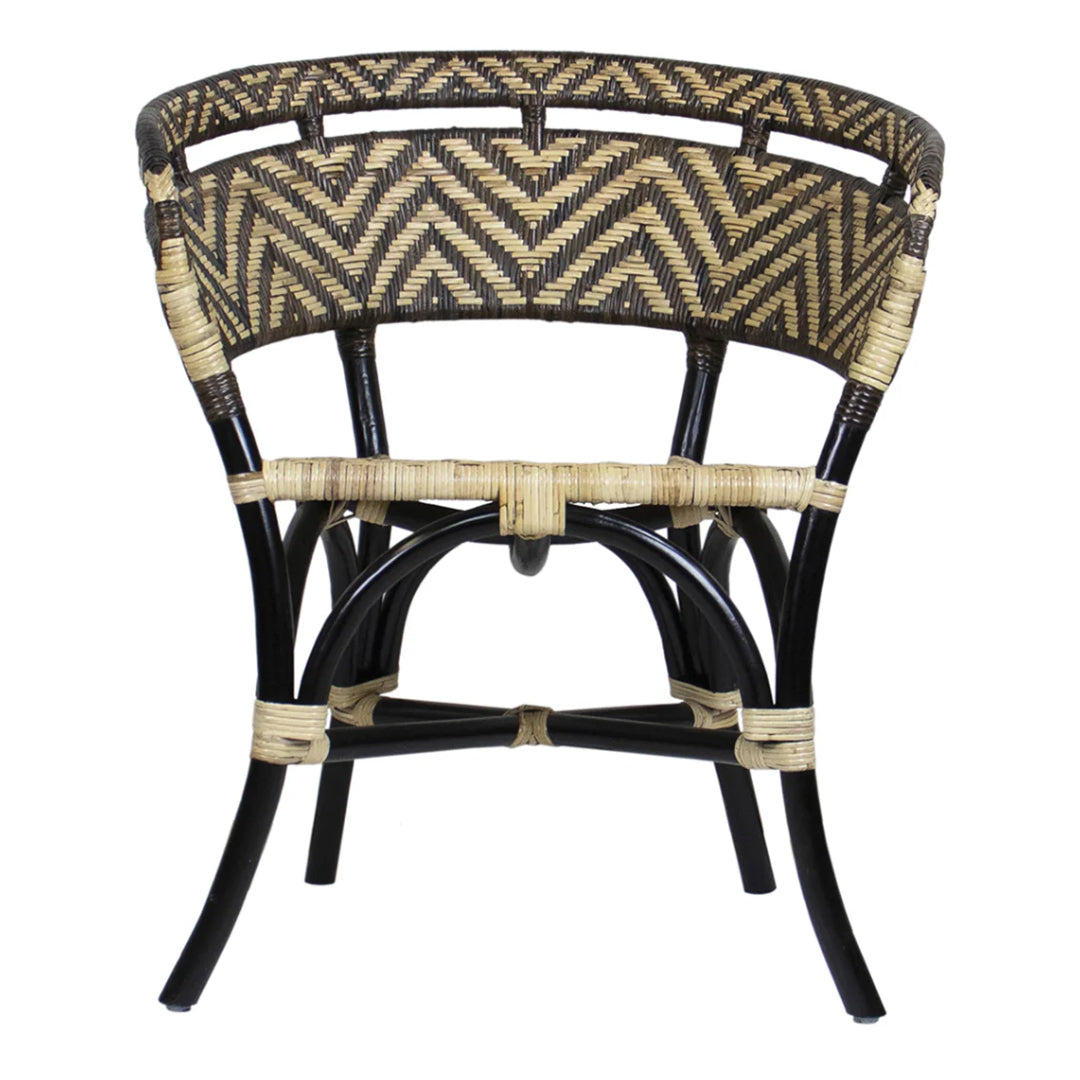 Chevron Pattern Accent Chair