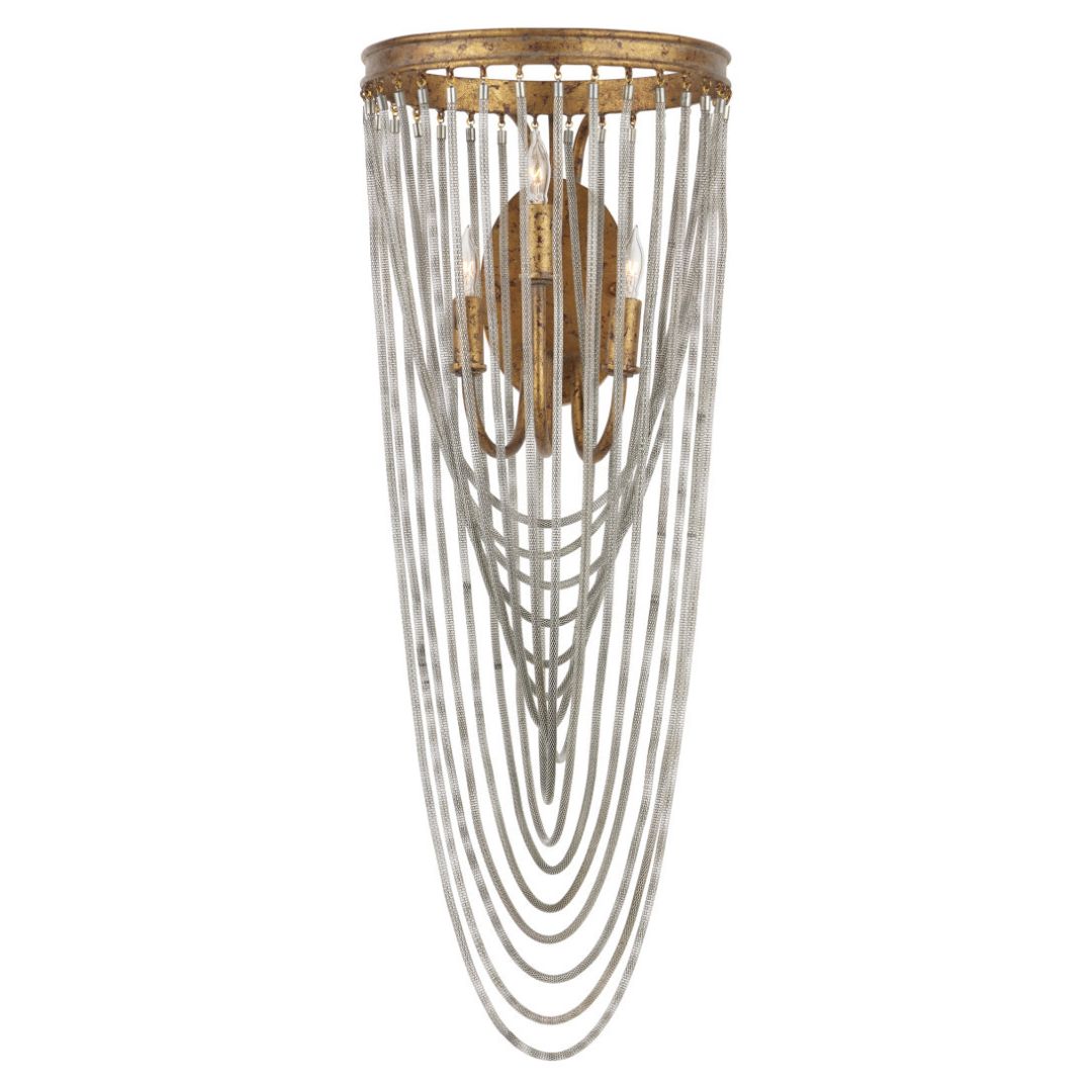 Circular Ring Crisscross Wall Sconce