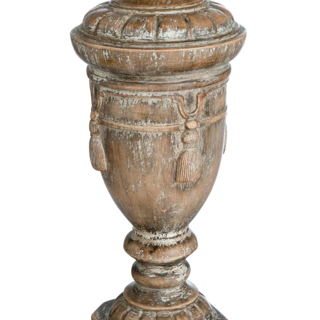 Rustic Roman Urn-Style Table Lamps - Set