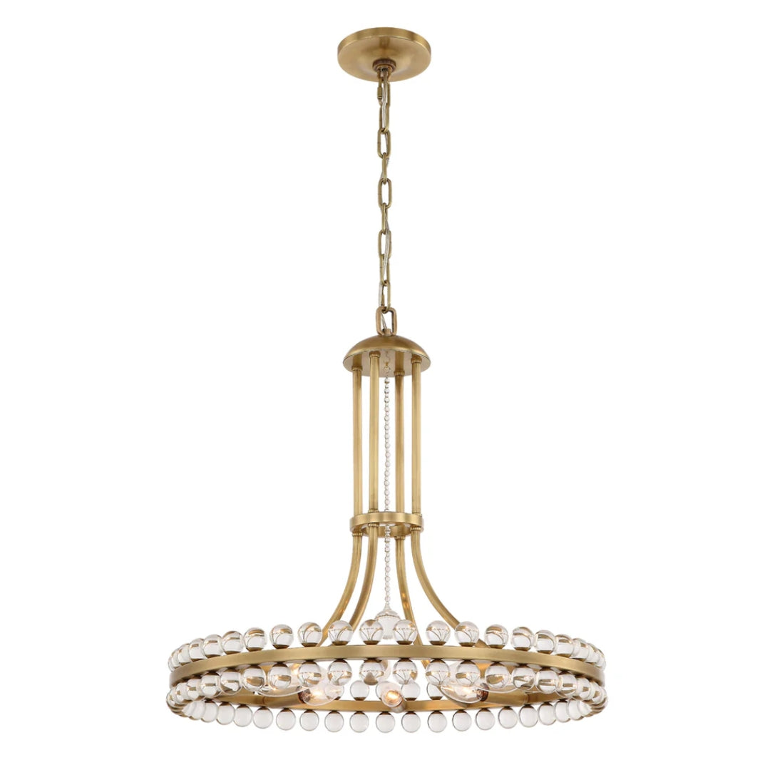 Clover Glass Ball Chandelier