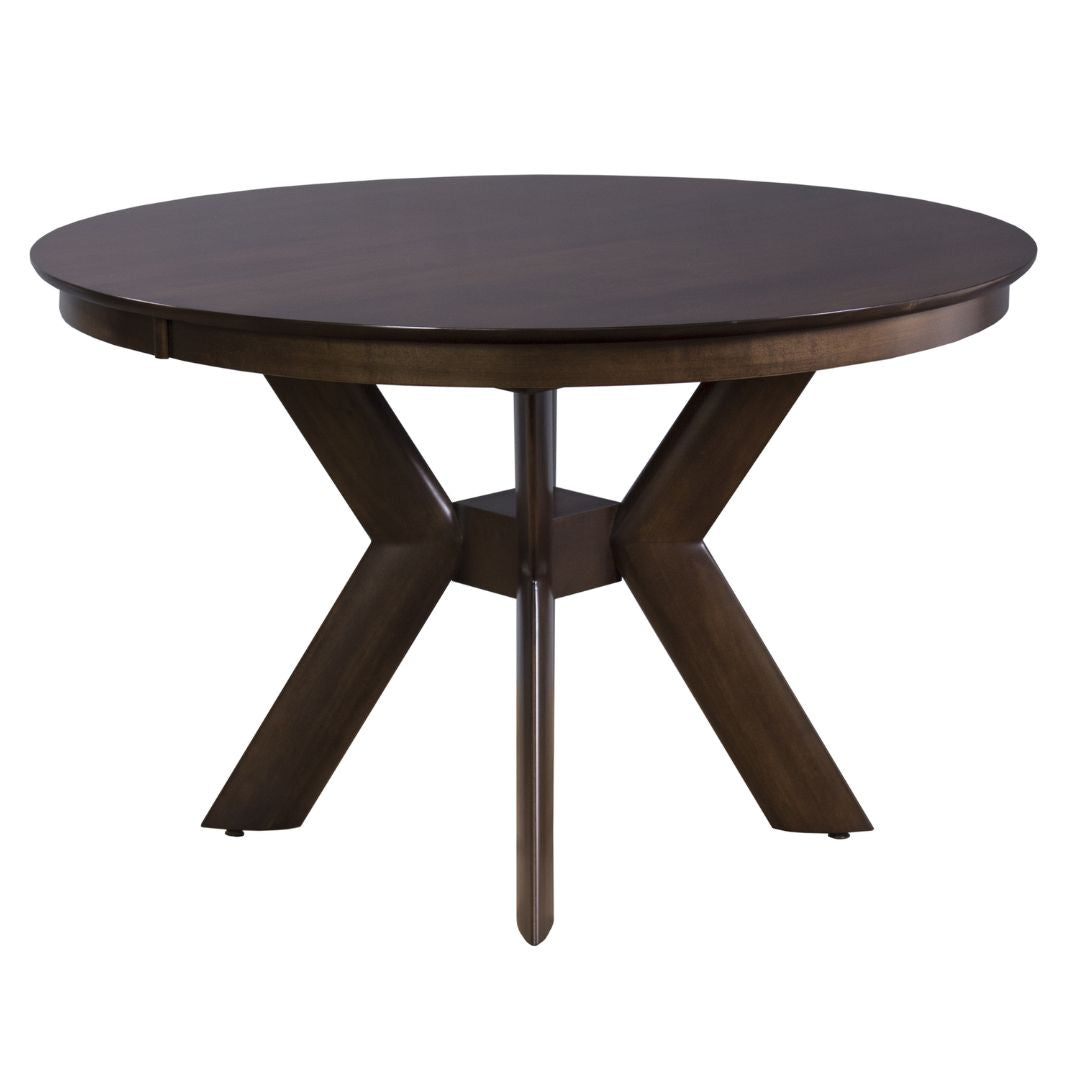 Mid Century Flair Round Dining Table