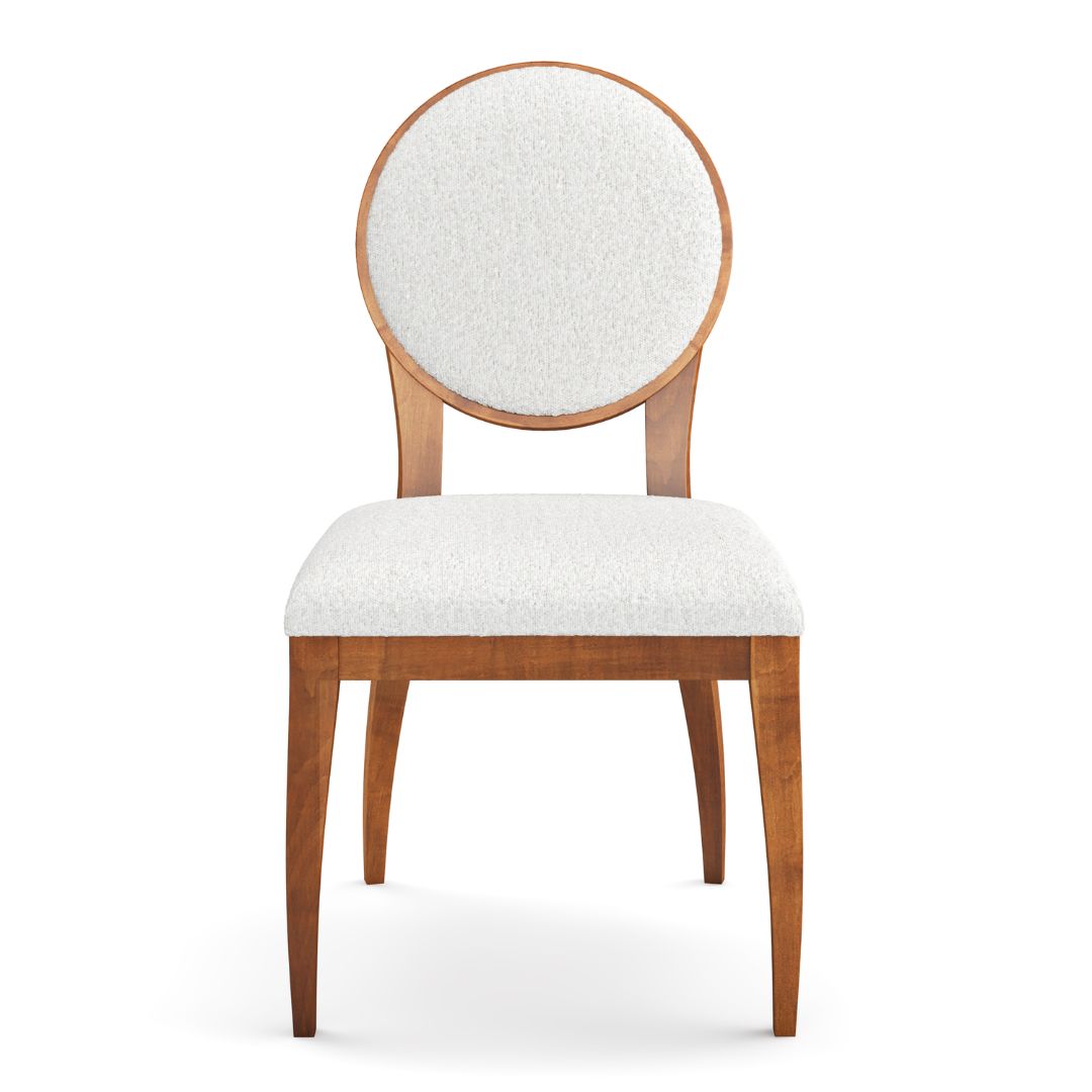 Mid Century Modern  Round Back Dining Chair