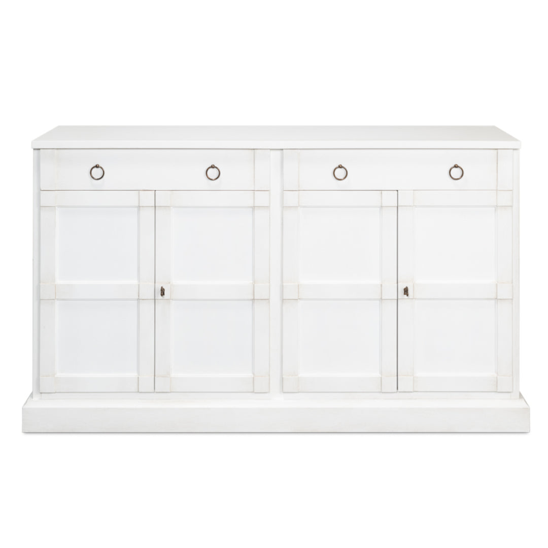 Cortina White Media Console