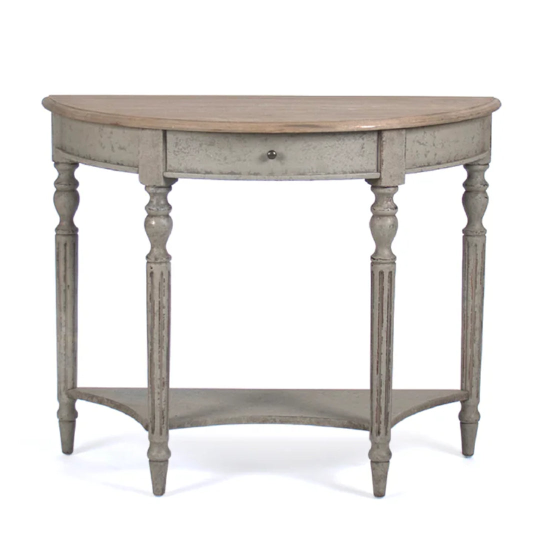 French Demilune Wall Console