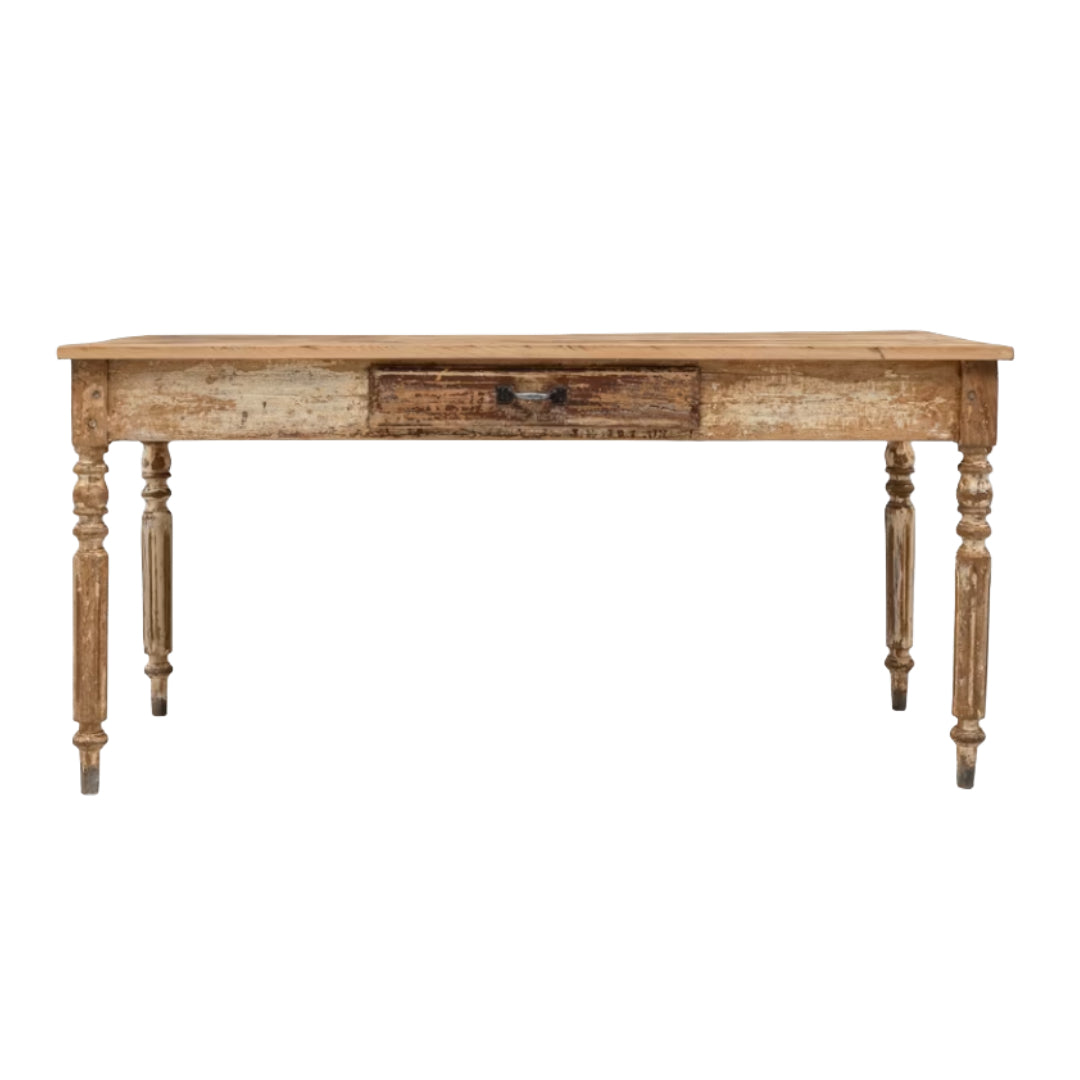 French Rustic Farmhouse Dining Table, Circa 1850