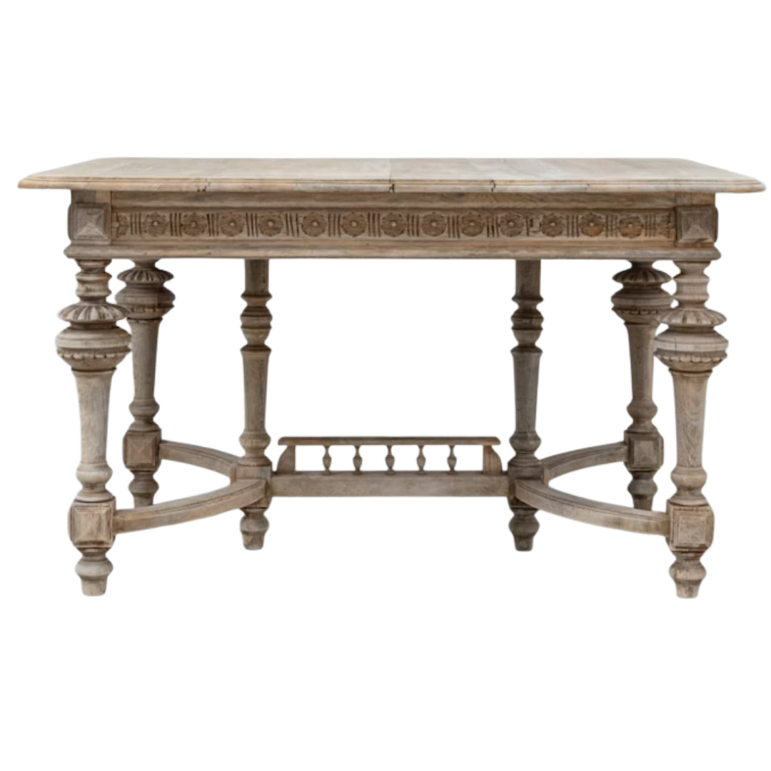 Antique Baroque Medallion Dining Table, Circa 1900