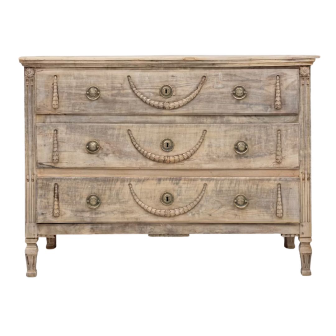 French Oak Chest of Drawers, Circa 1860