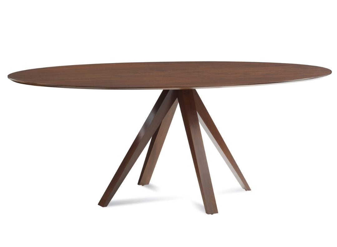 Elegant Spider Leg Pedestal Dining Table