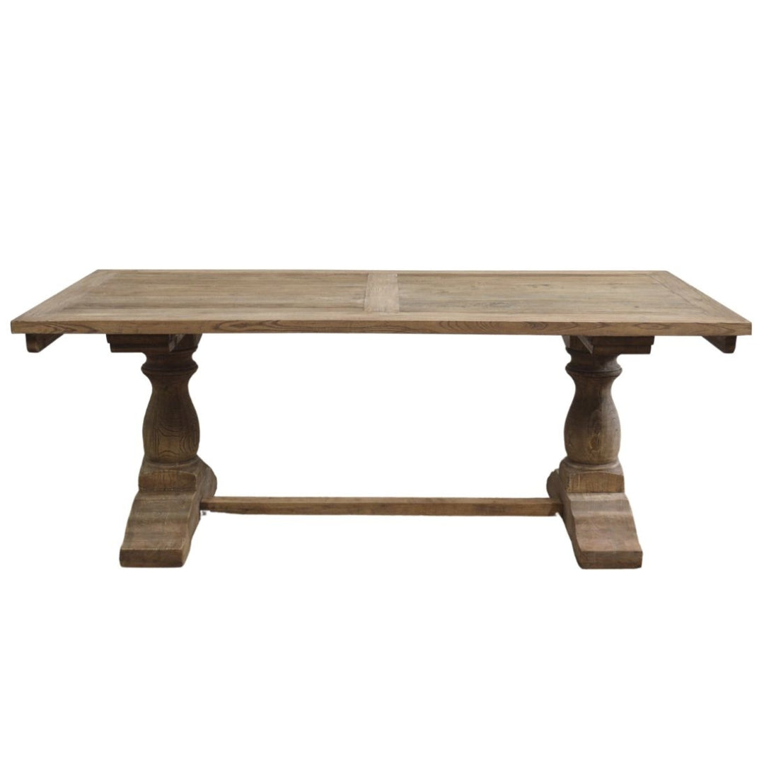 Expandable Reclaimed Elm Dining Table