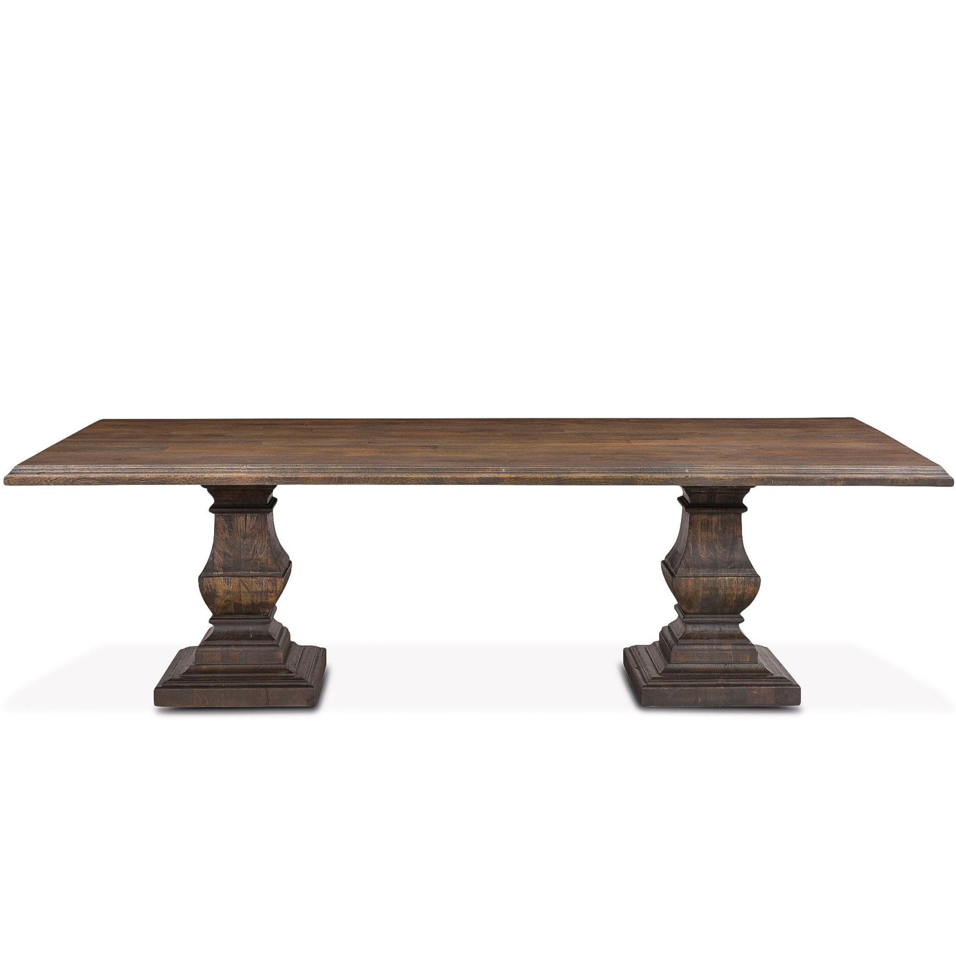 Nimes Weathered Mango French Pedestal Dining Table