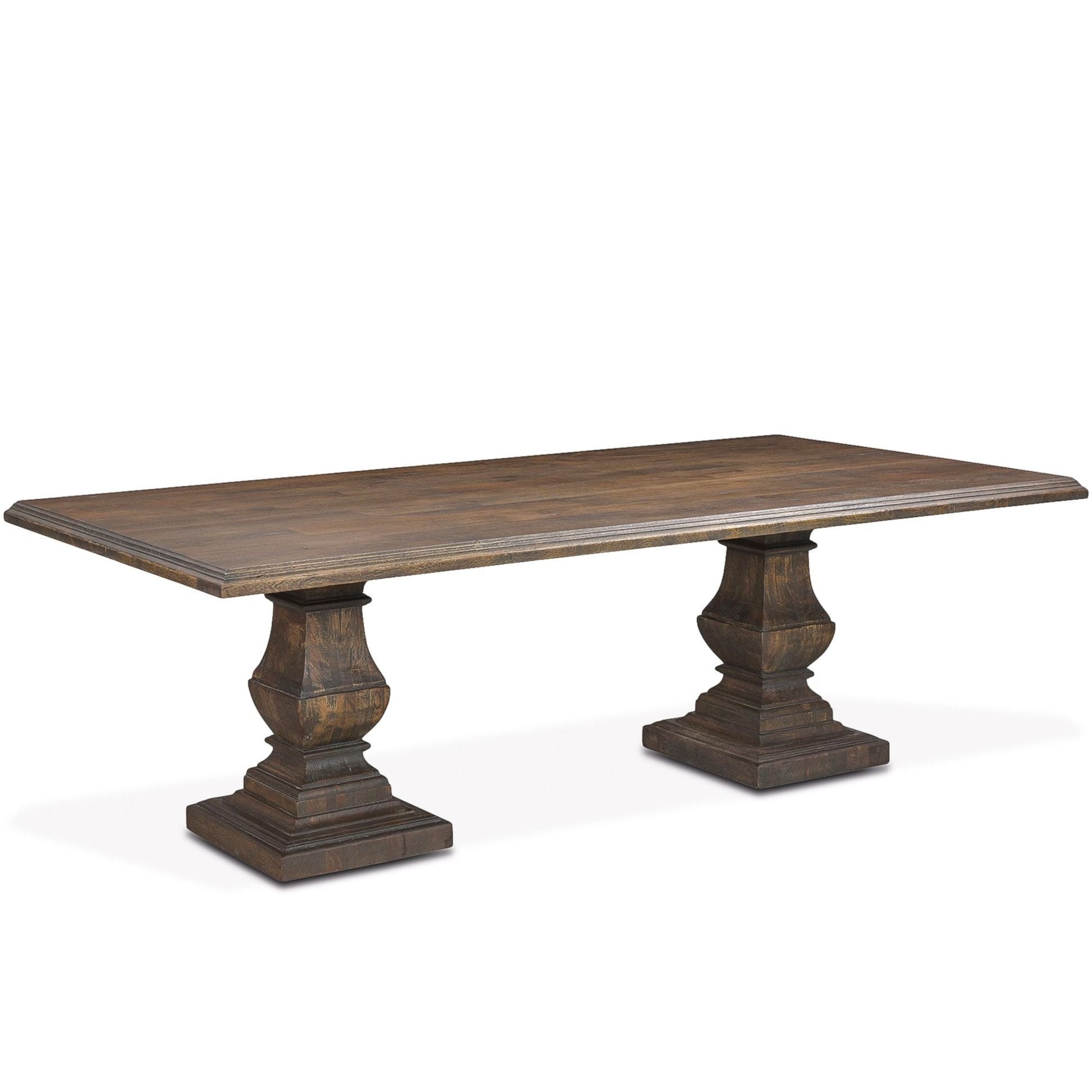 Nimes Weathered Mango French Pedestal Dining Table