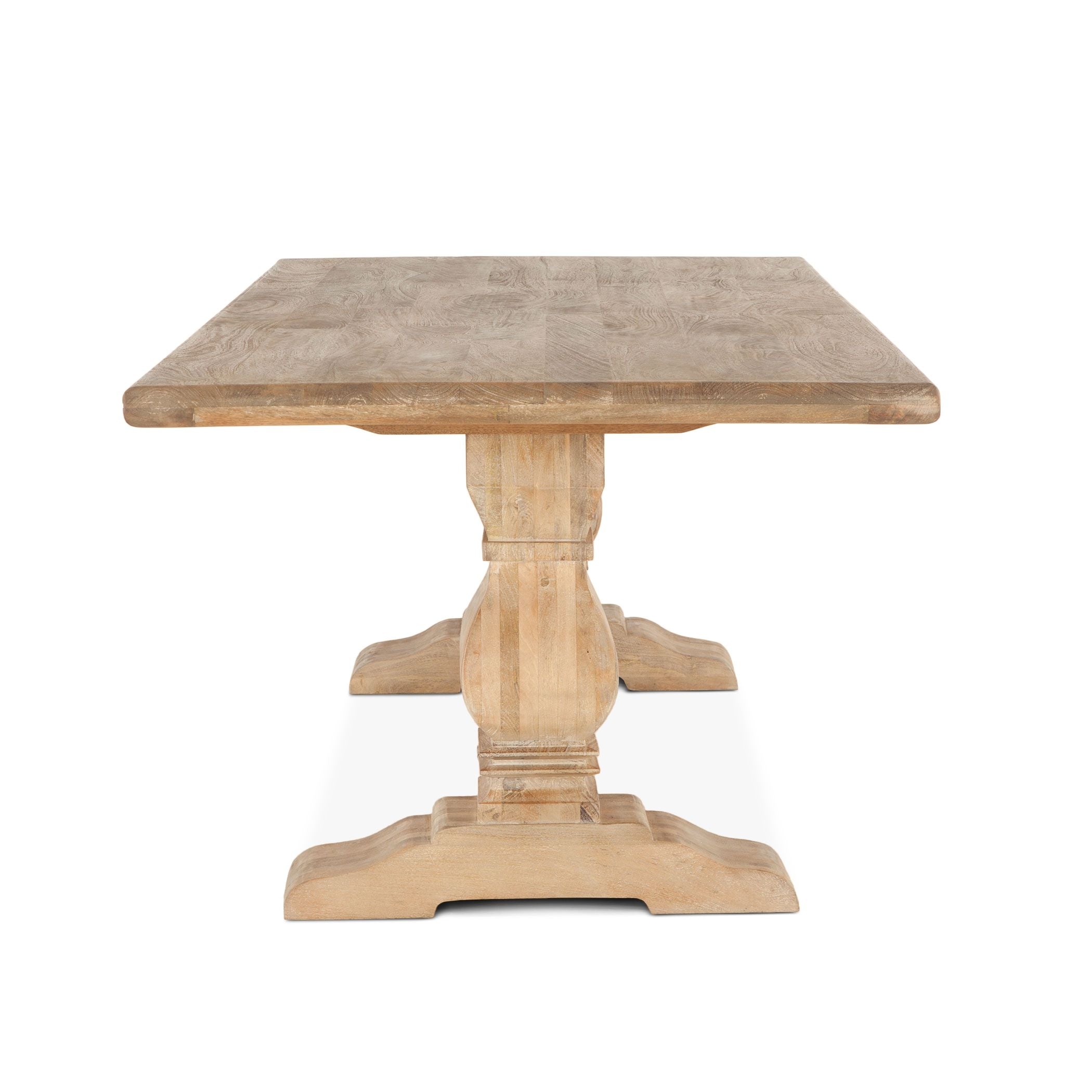 Chunky Farmhouse Antique Oak Dining Table