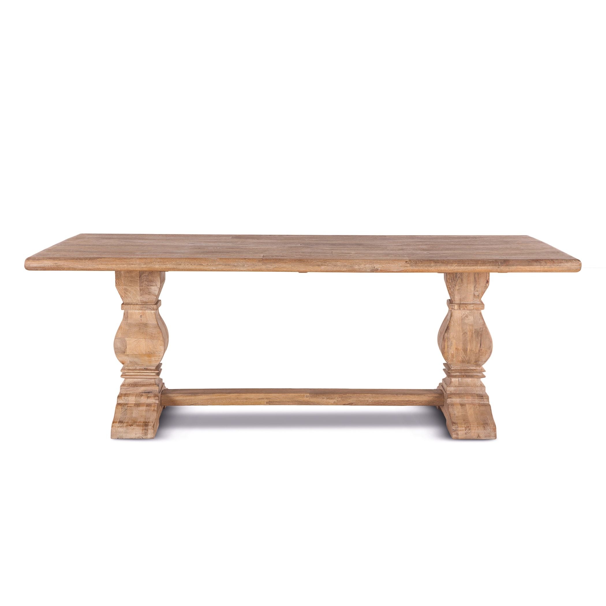 Chunky Farmhouse Antique Oak Dining Table