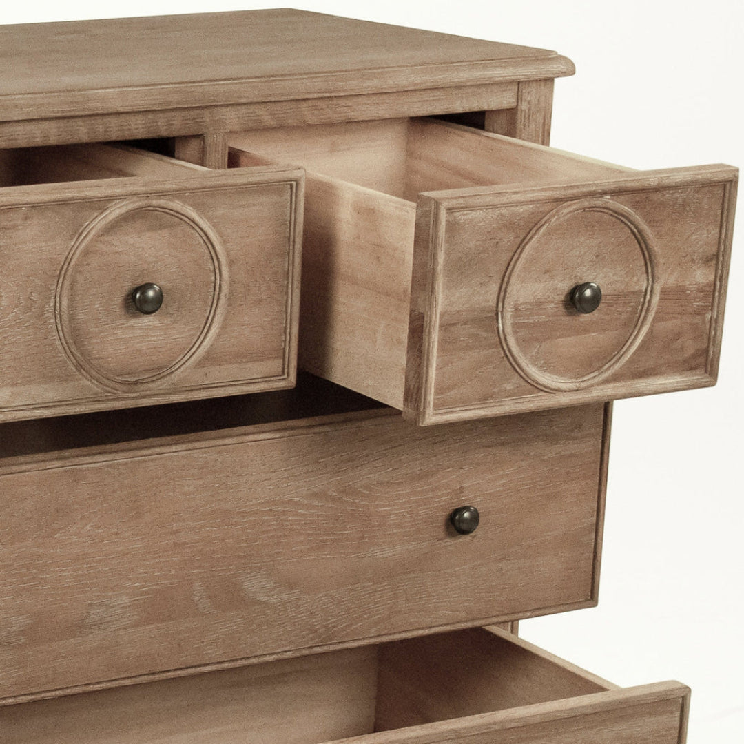 Farmhouse Chic Grey Oak Dresser