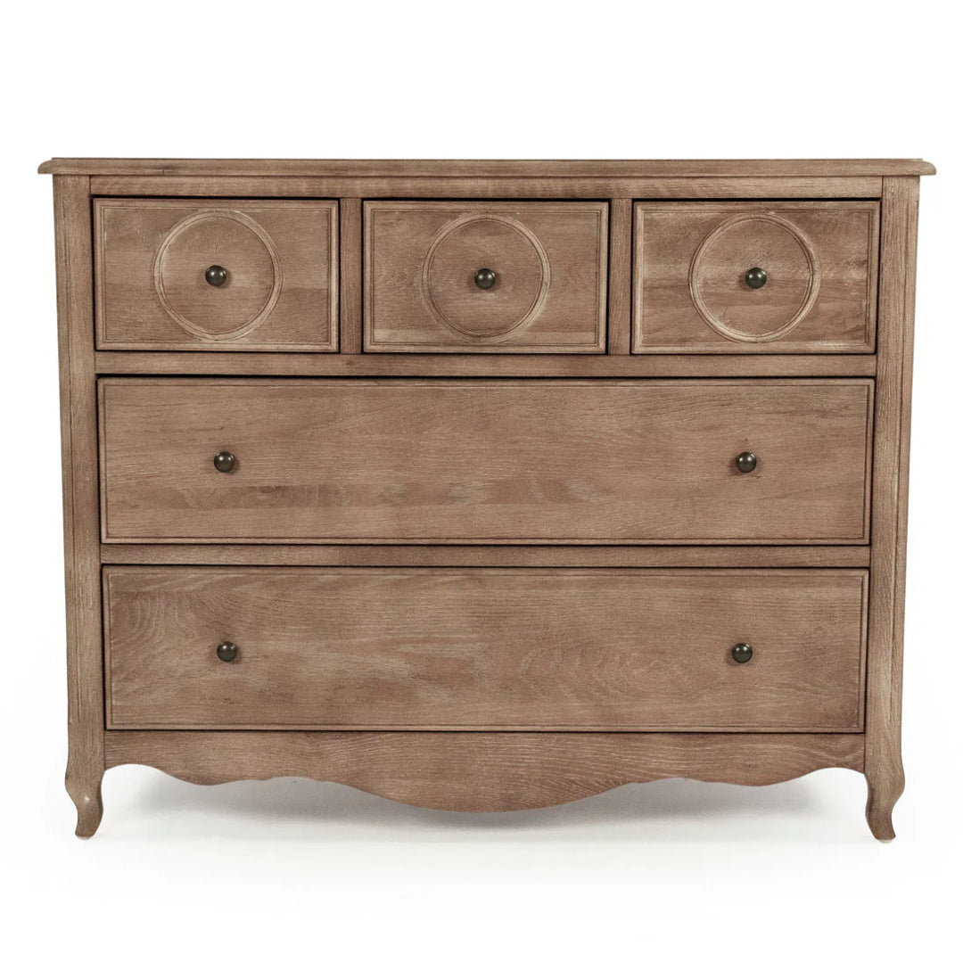 Farmhouse Chic Grey Oak Dresser