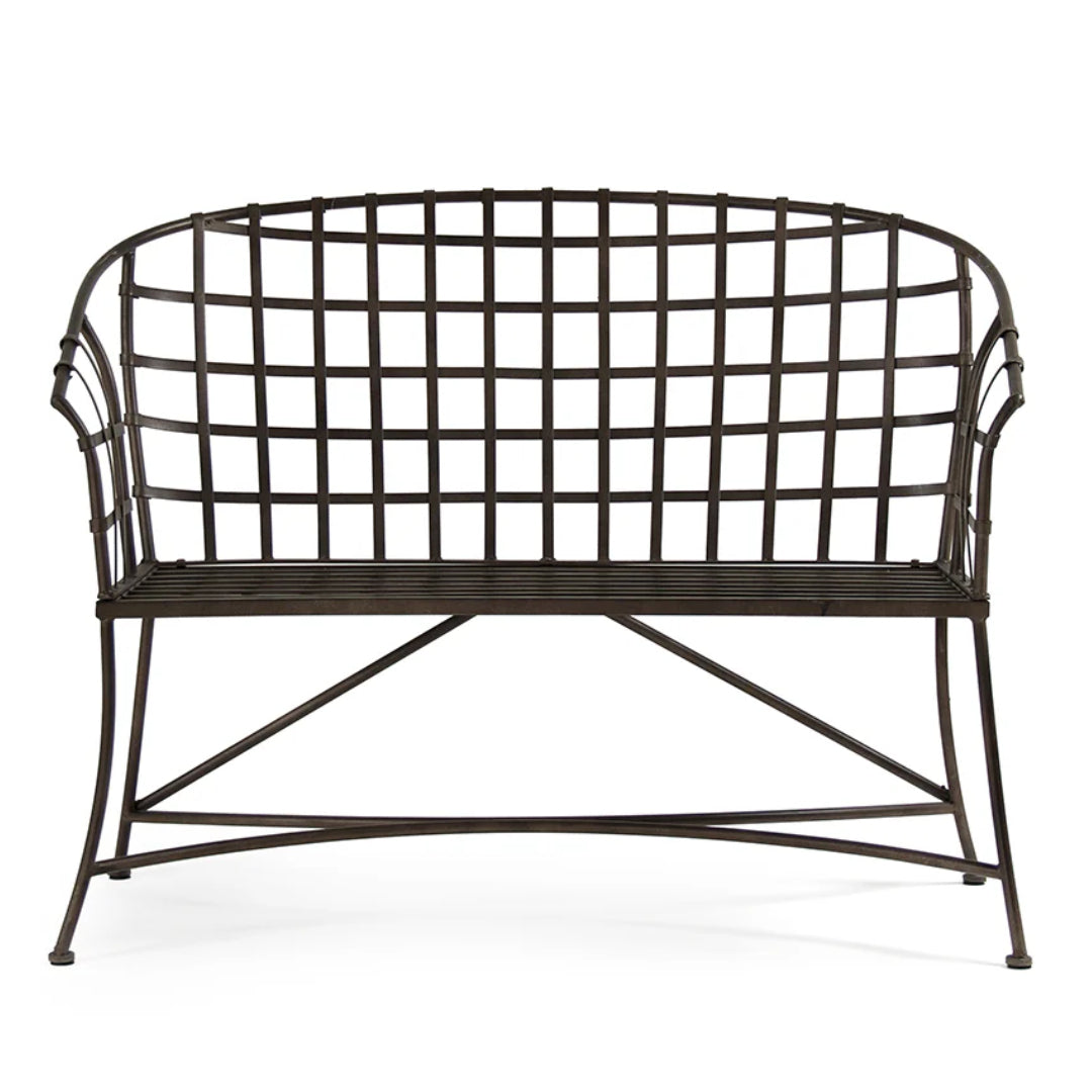 Farmhouse Iron Bench