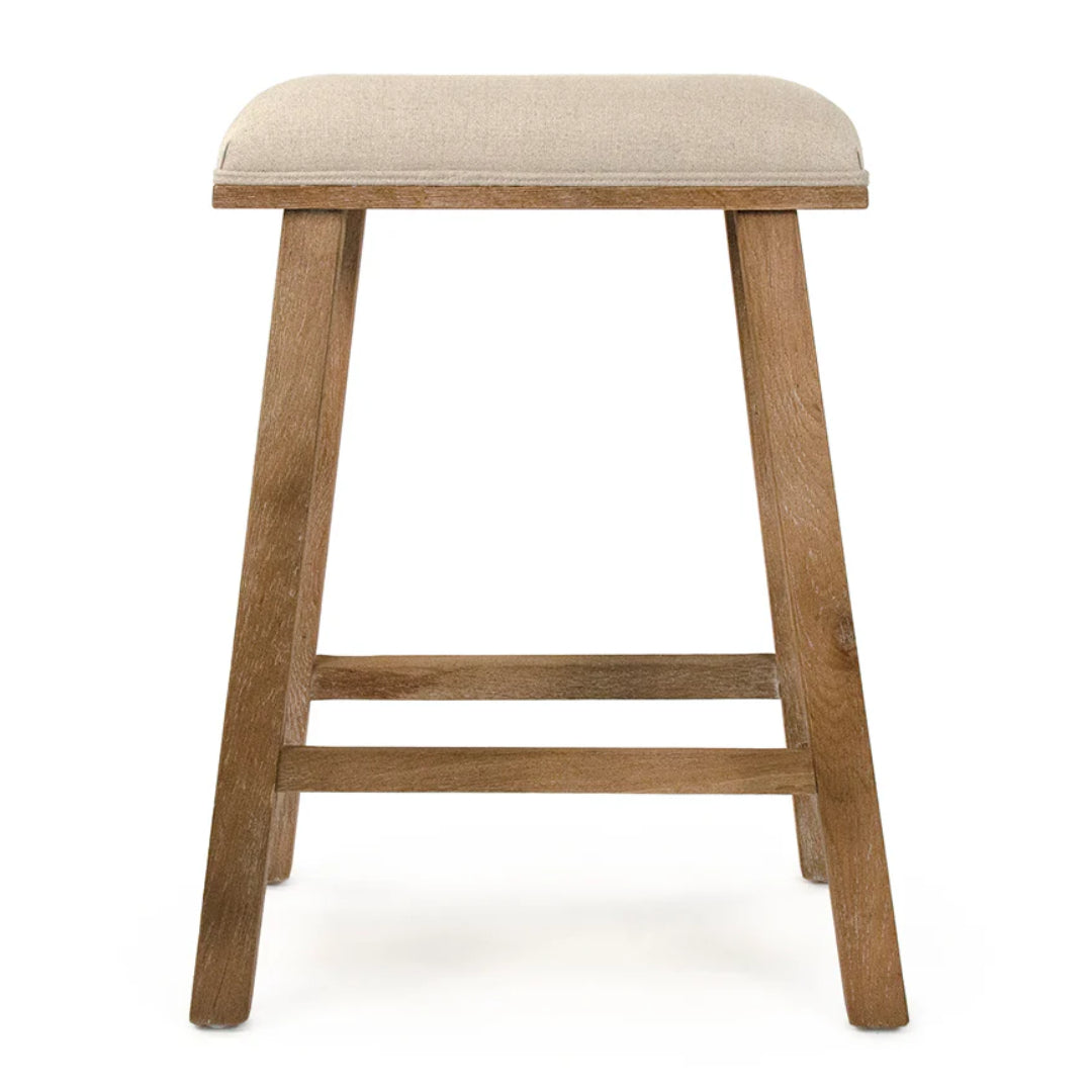 Farmhouse Natural Counter Stool