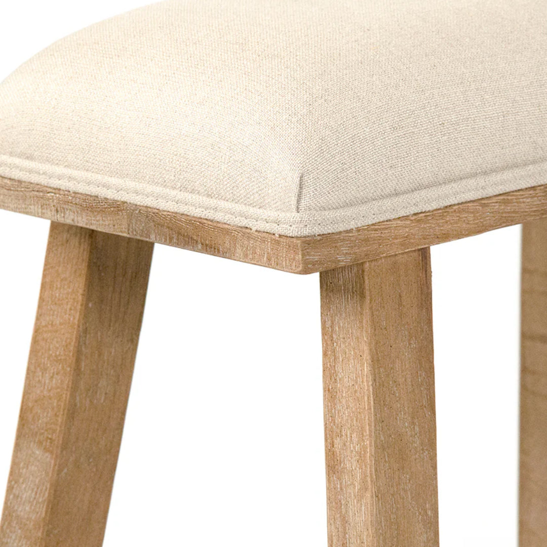 Farmhouse Natural Counter Stool