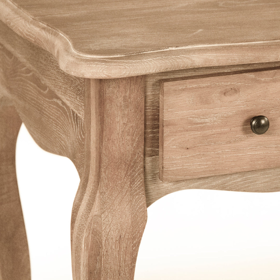 French Country Limed Grey Oak Desk